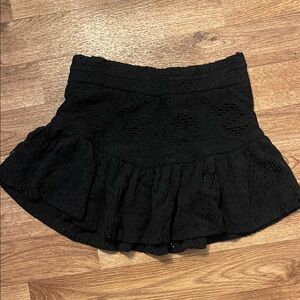 IRO Black Textured Mini Skirt